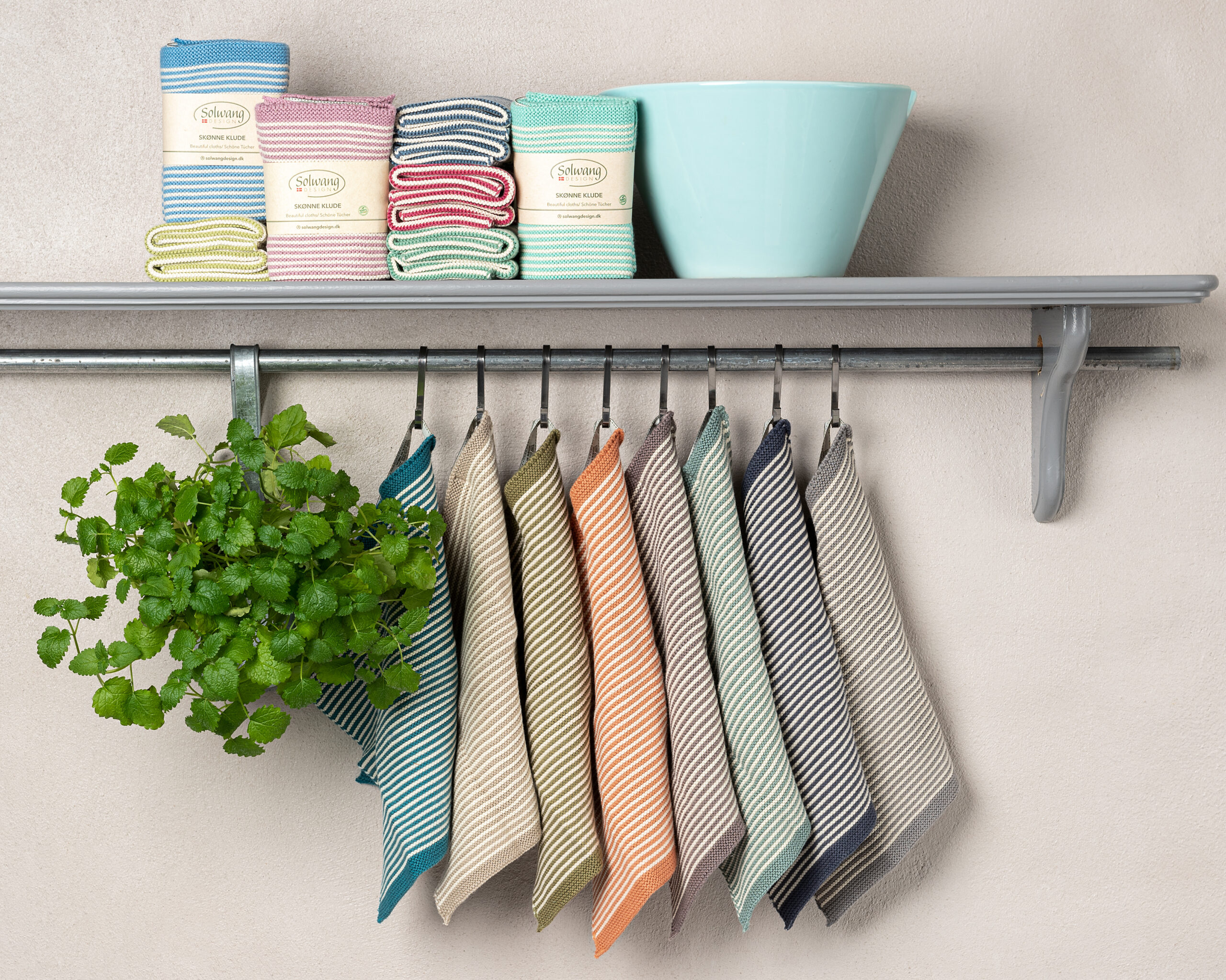Olive stripes - organic