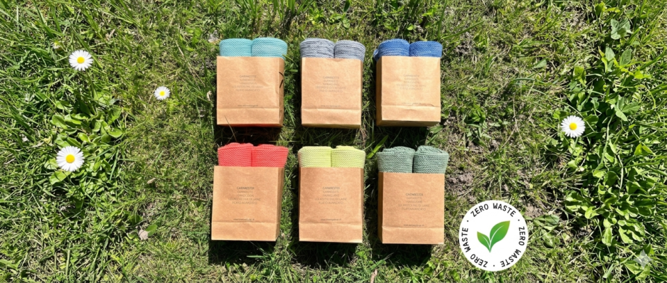Zero Waste yarn scraps
